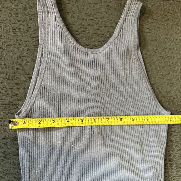 Freshman 1996 Ribbed Dress Women's Size Small in a Periwinkle Color Back Design - Picture 7 of 9